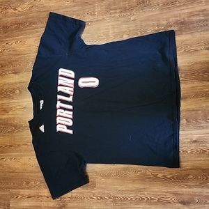 XL Adidas Portland Trailblazers Damian Lillard Jersey tee shirt